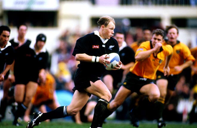 Jeff Wilson running against Australia, 1995