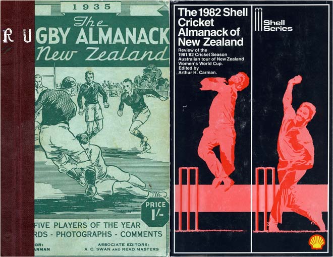 Rugby and cricket almanacks