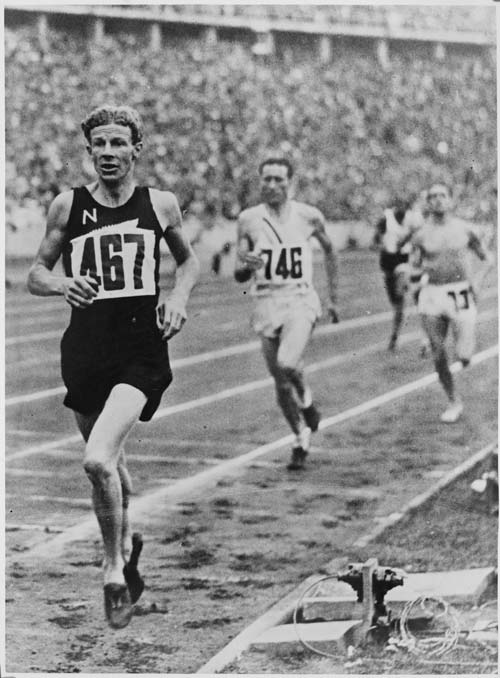 Jack Lovelock at the 1936 Olympics