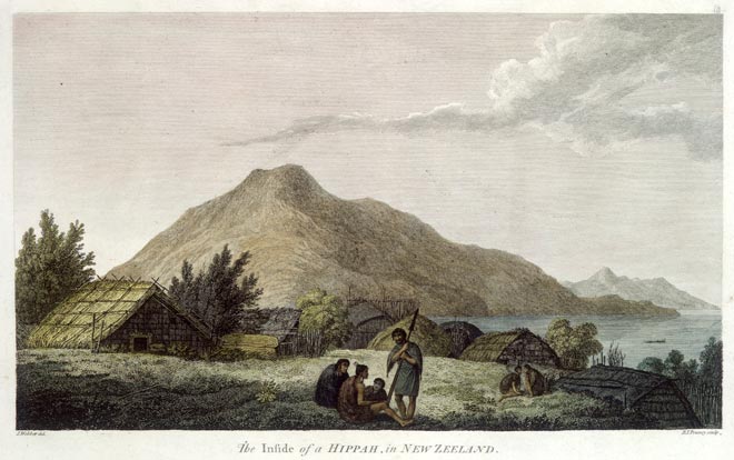 Pā in Queen Charlotte Sound, 1780s