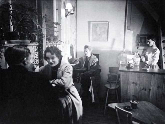 Attic Coffee House, Christchurch, around 1957