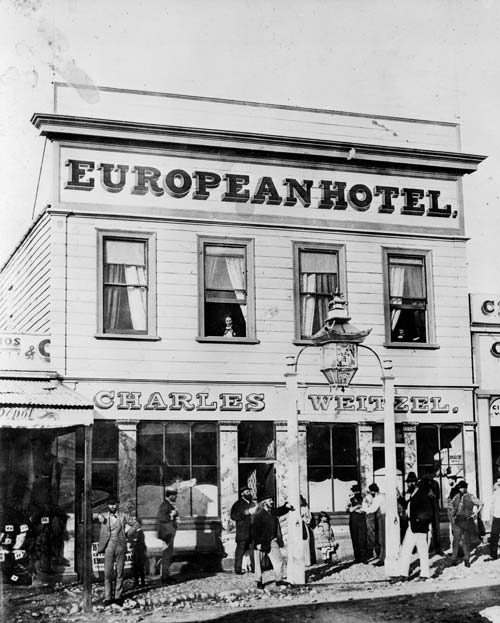 Charles Weitzel's European Hotel, Charleston, 1868