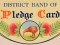 Wellington District Band of Hope pledge card