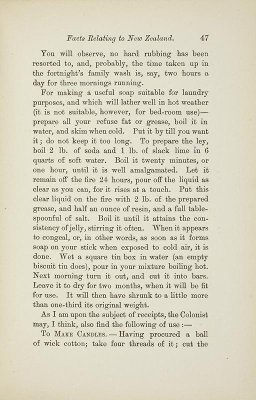 Laundry soap recipe, 1882