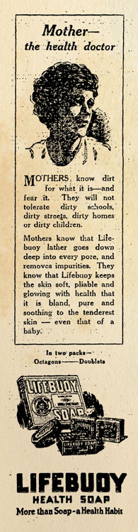 Dangerous dirt and healthy soap