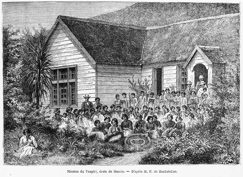 Mission school, late 1850s