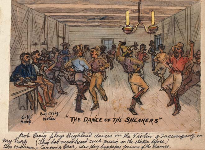 The dance of the shearers