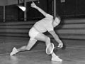 Badminton champion Jeff Robson, 1960