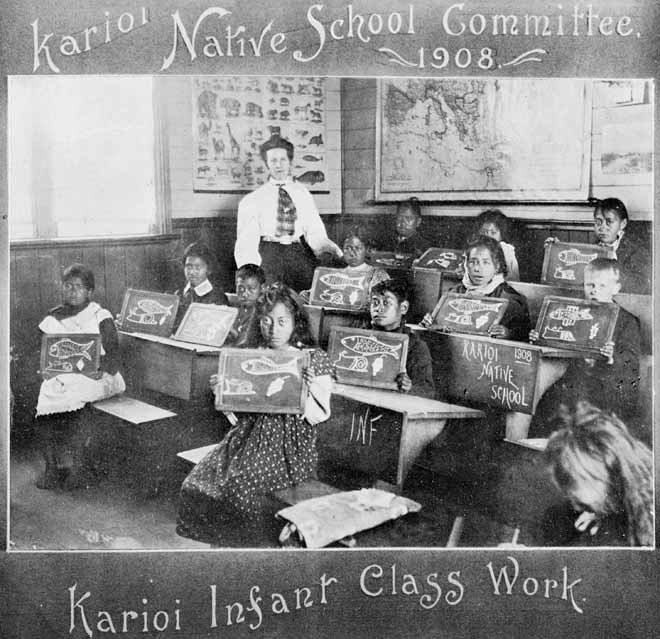 Te kura Māori o Karioi, 1908 te tau