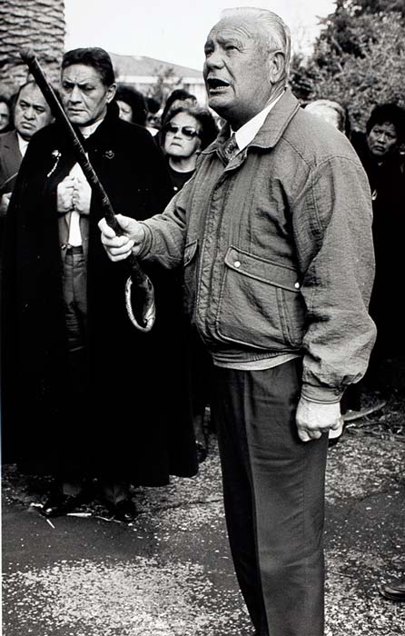 Tainui elder Rua Cooper, 1991