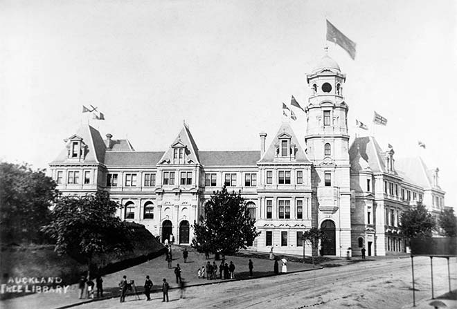 Opening of the Auckland Public Library, 1887