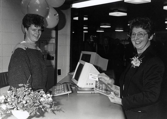 First electronic issue, Upper Hutt Library, 1993