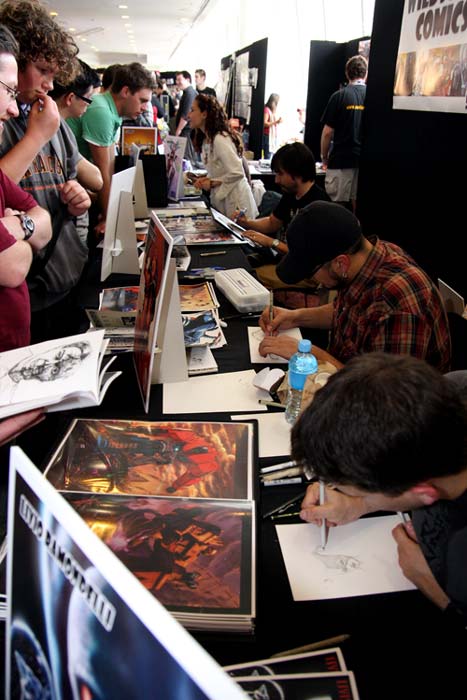 Comic artists, Armageddon, 2008