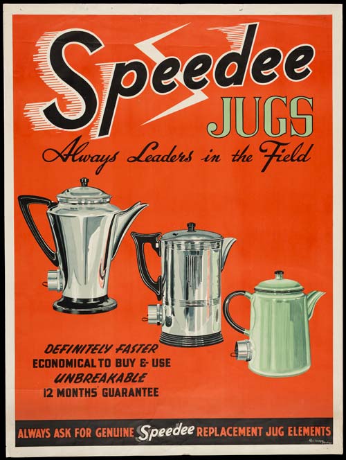 Speedee jugs poster