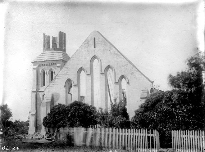 Demolition of St Paul's Church, 1885