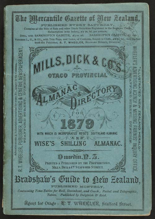 Mills, Dick and Company Almanac and Directory, 1879