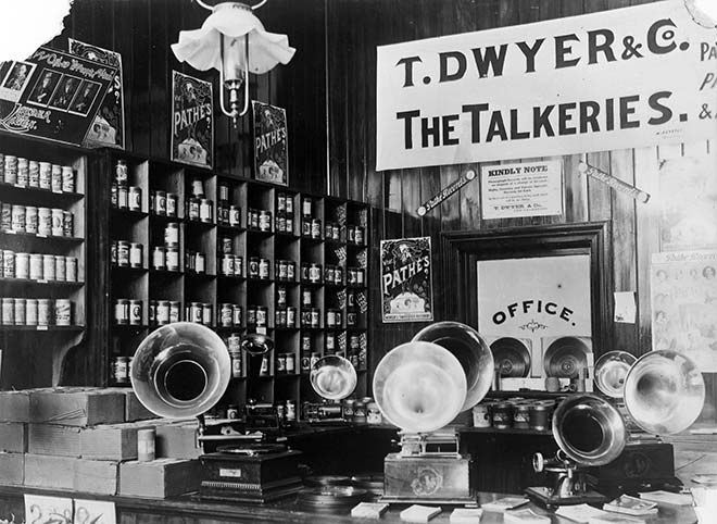 Talkeries store, Masterton, 1909