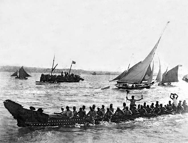 Jubilee celebrations on Auckland Harbour, 30 January 1890