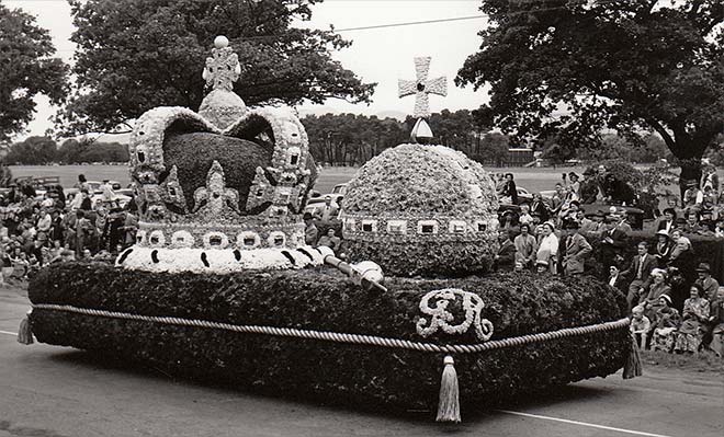 Canterbury centennial floral procession, February 1951