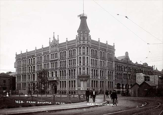 Newspaper offices: Christchurch Press, 1912