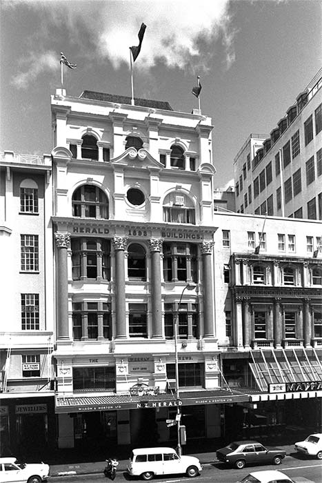 Newspaper offices: New Zealand Herald, Auckland, 1960s or 1970s