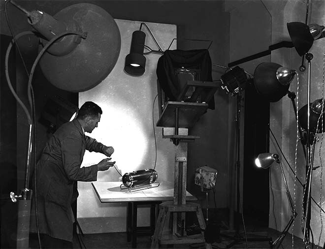 Commercial photographer Guy Kelsey, mid-20th century