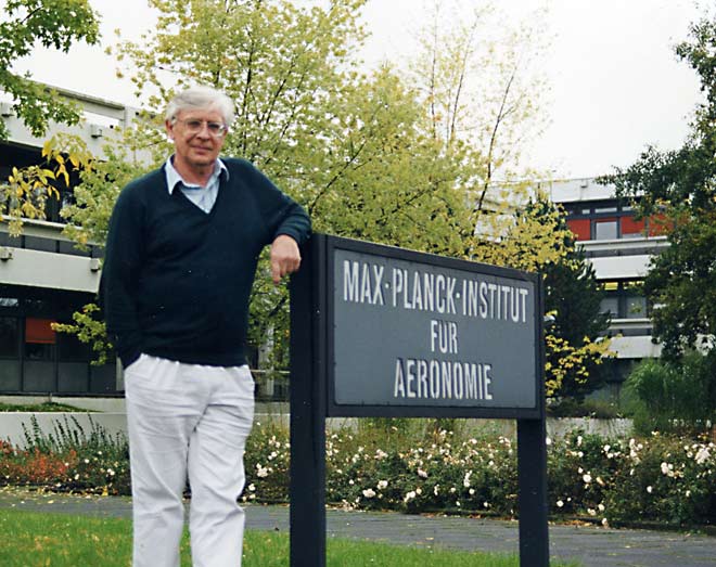 Ian Axford at the Max Planck Institute for Aeronomy