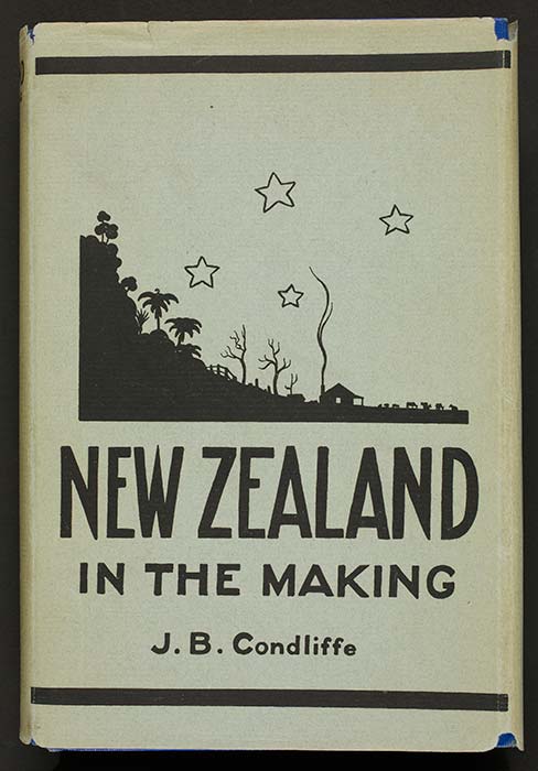 Cover of New Zealand in the making by J. B. Condliffe