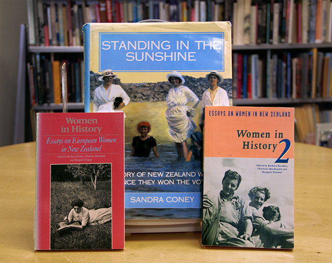 New Zealand books on women's history