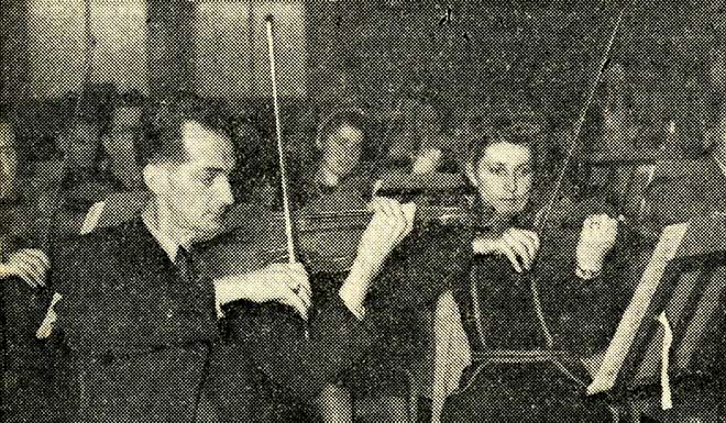 A national orchestra: first rehearsal, 1946