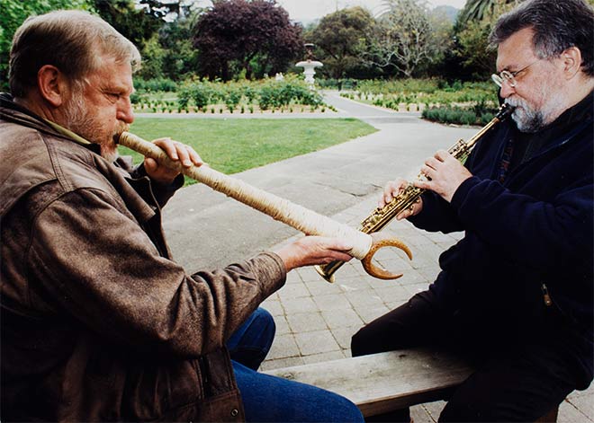Richard Nunns and Evan Parker, 1999