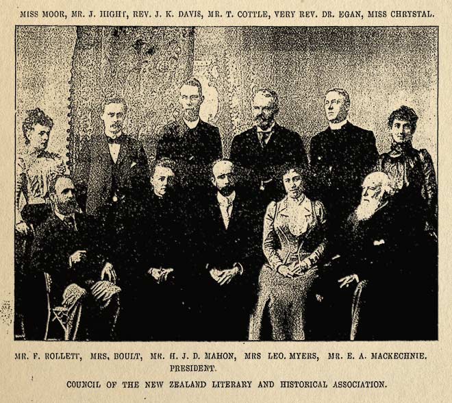 Council of the New Zealand Literary and Historical Association, 1900