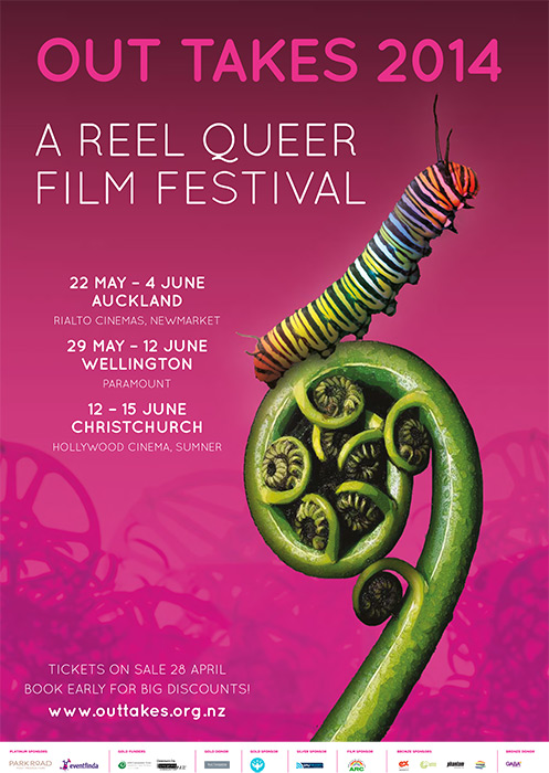 Out Takes festival poster, 2014 