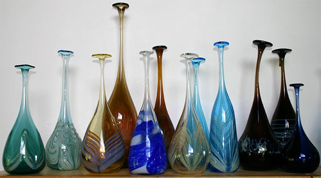 Tony Kuepfer bottle exhibition, Objectspace, 2006