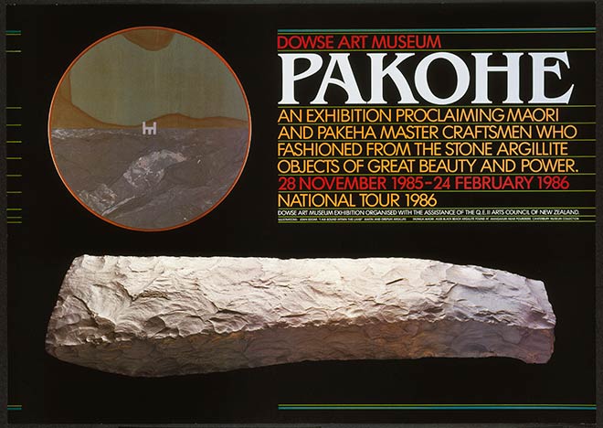 Dowse Art Museum's Pakohe exhibition, 1985–86