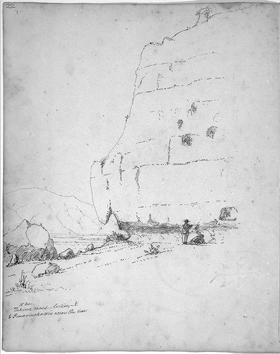 Walter Mantell sketch, 1851
