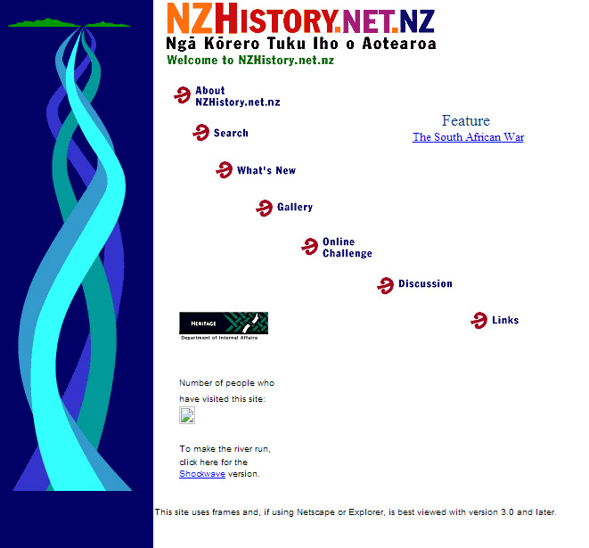 NZHistory, 1999
