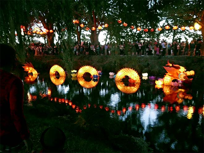 Chinese lantern festival, Hagley Park, 2014
