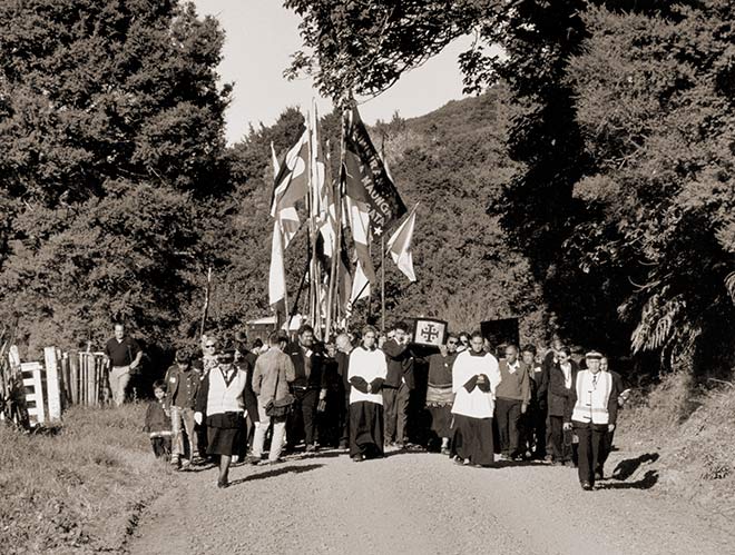 The return of Bishop Pompallier to New Zealand