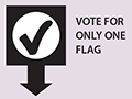 Flag referendum voting form