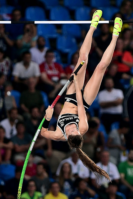 Pole vaulter Eliza McCartney at the Olympics, 2016