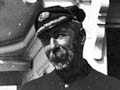 Captain John Bollons on board the Hinemoa