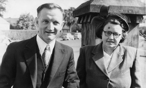 Bill Gallagher and his wife Millie
