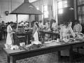 A cookery class in progress at Christchurch Technical College in the early years of the twentieth century