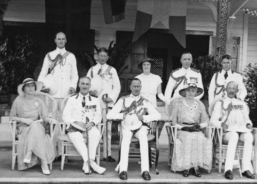 Government officials, Samoa, early 1930s