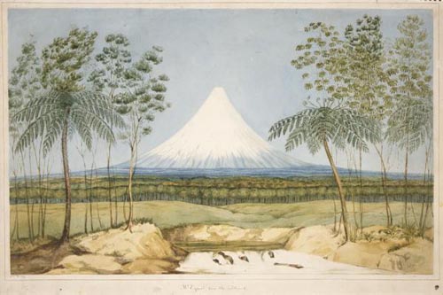 Painting of Mount Taranaki (Egmont)