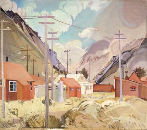 Painting of Arthur's Pass by Louise Henderson