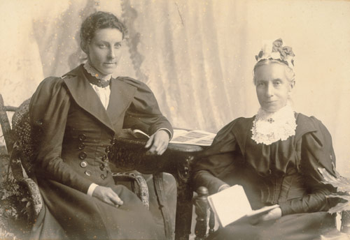 Ann Fletcher Jackson (right) and her daughter Bertha, about 1890