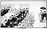 Cartoon by David Alexander Cecil Low highlighting the dangers of fascism just prior to the Second World War
