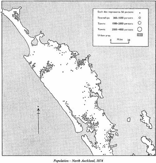 Population–North Auckland, 1874